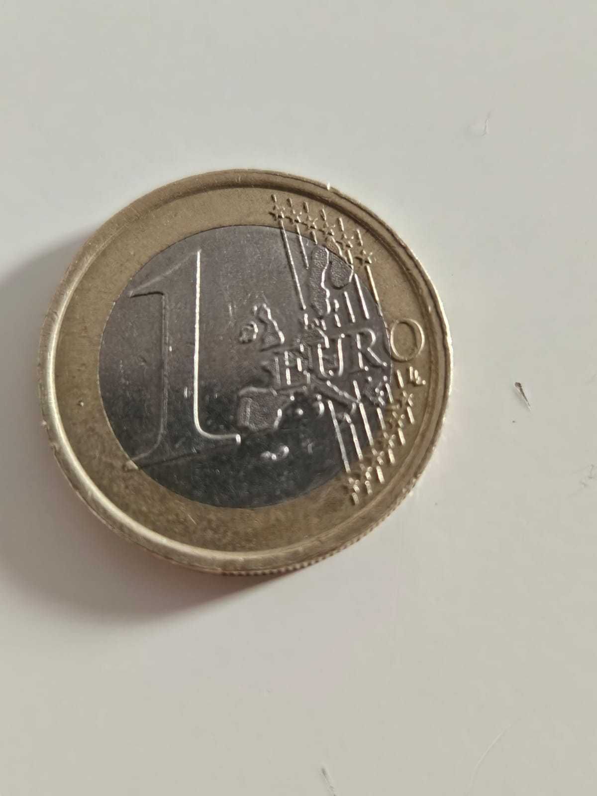 Moneda de 1 euro de colectie - Omul Vitruvian