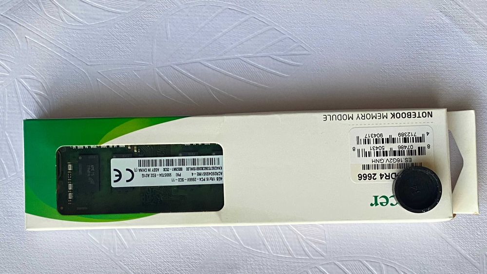 Оперативная память Kingston 4GB DDR4 2666 MHz (PC4-2666V) — рабочая