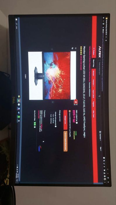 Setup de gaming(monitor si calculator)