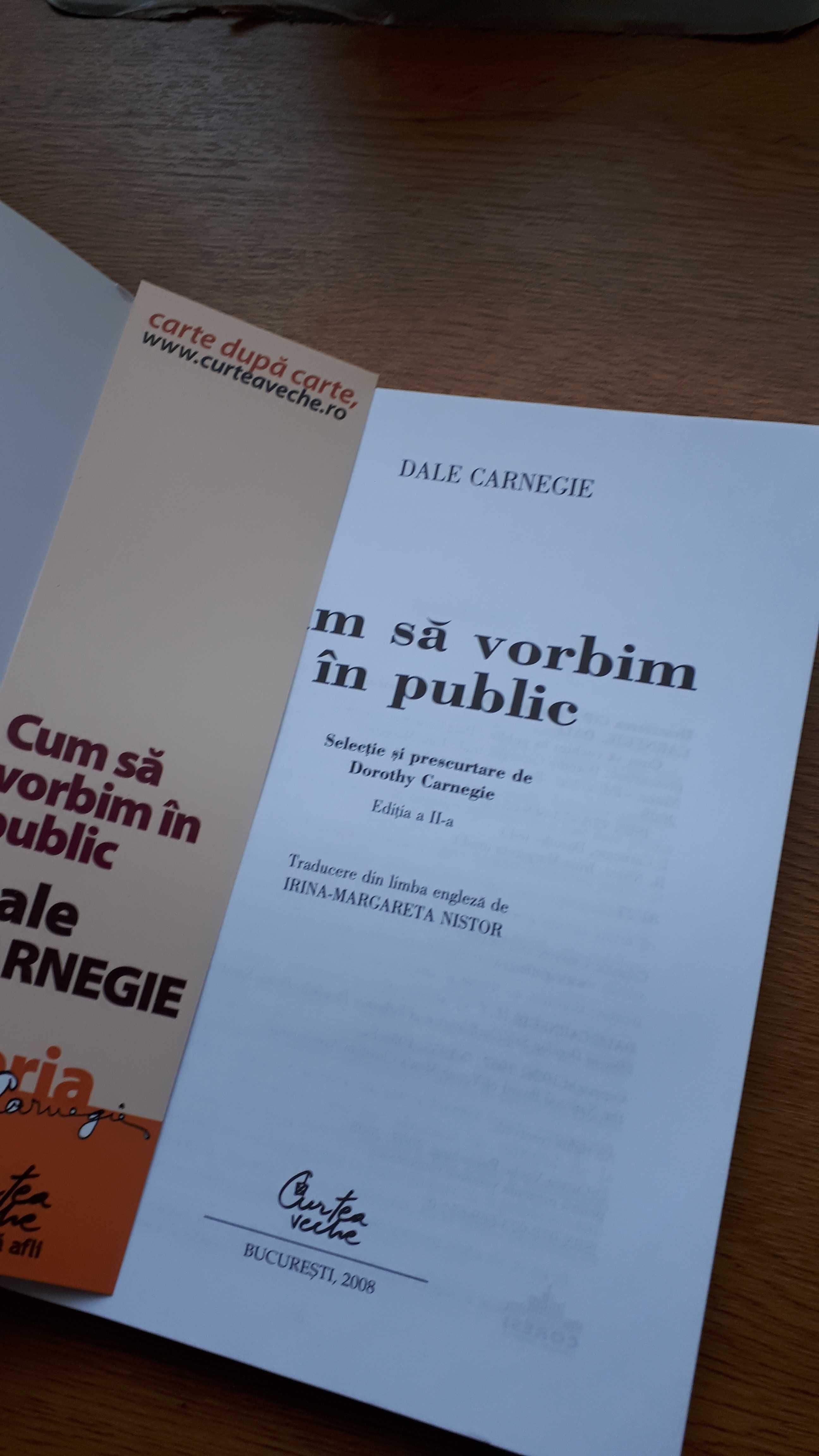 Cartea Dale Carnegie- ,, Cum să vorbim în public”