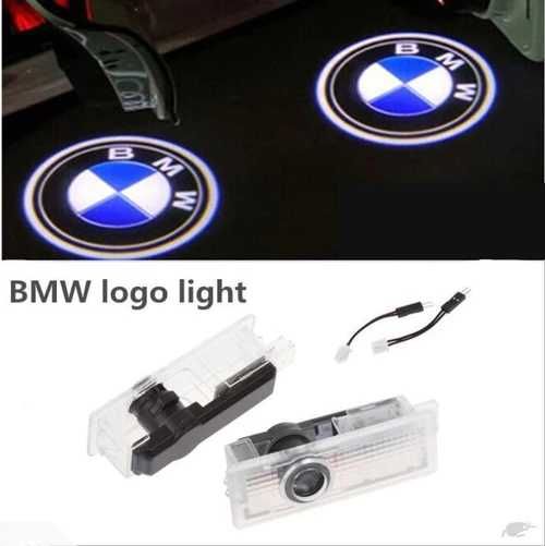 Set 2 Lumini Usi Lampi Portiere LED Logo BMW Dedicate, Proiectoare Usa