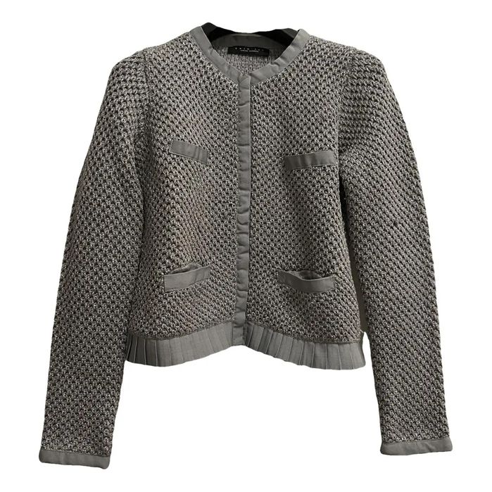 Twinset метализирана жилетка с вълна р-р М