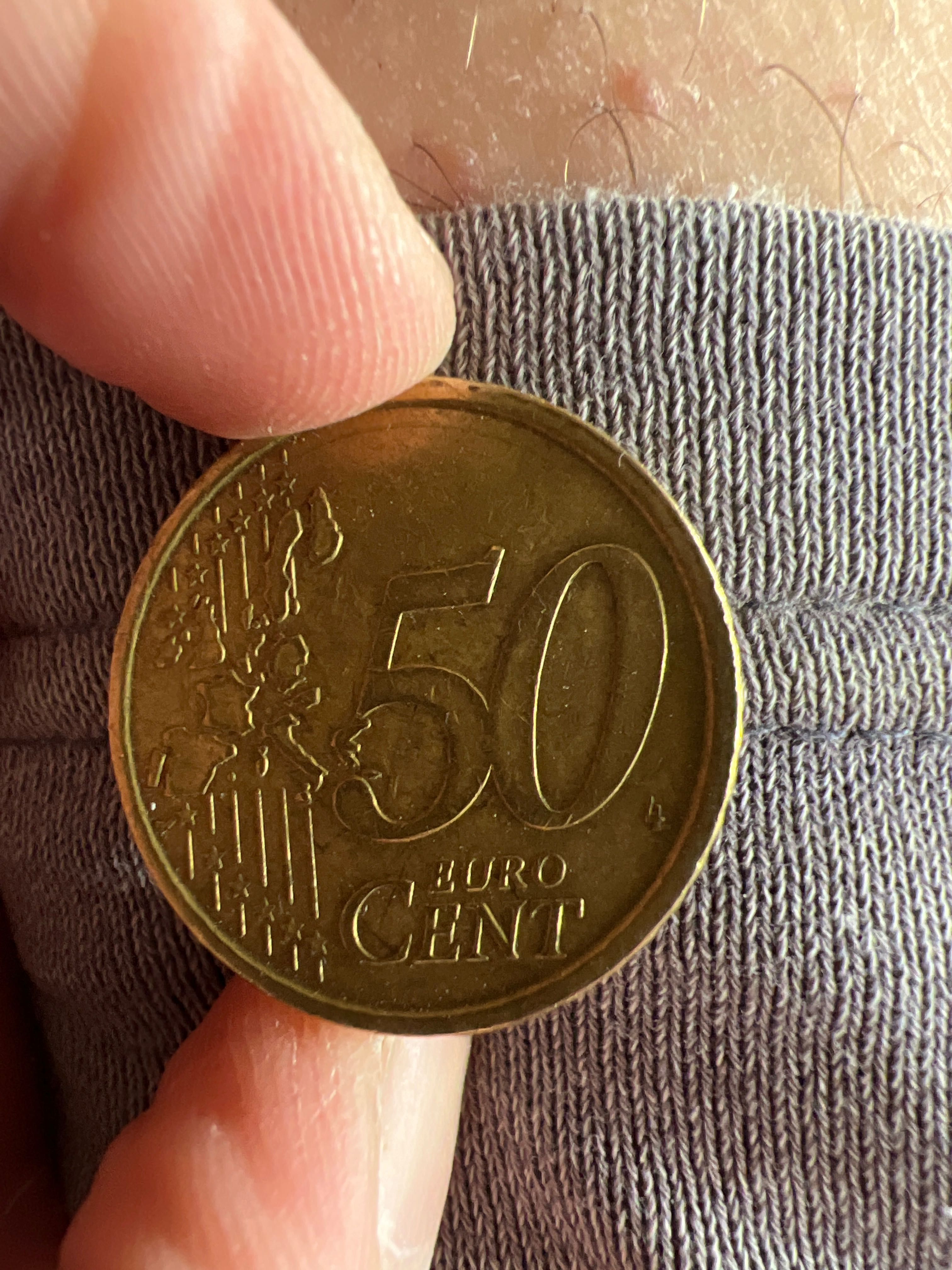 Moneda 50 euro cent 2002