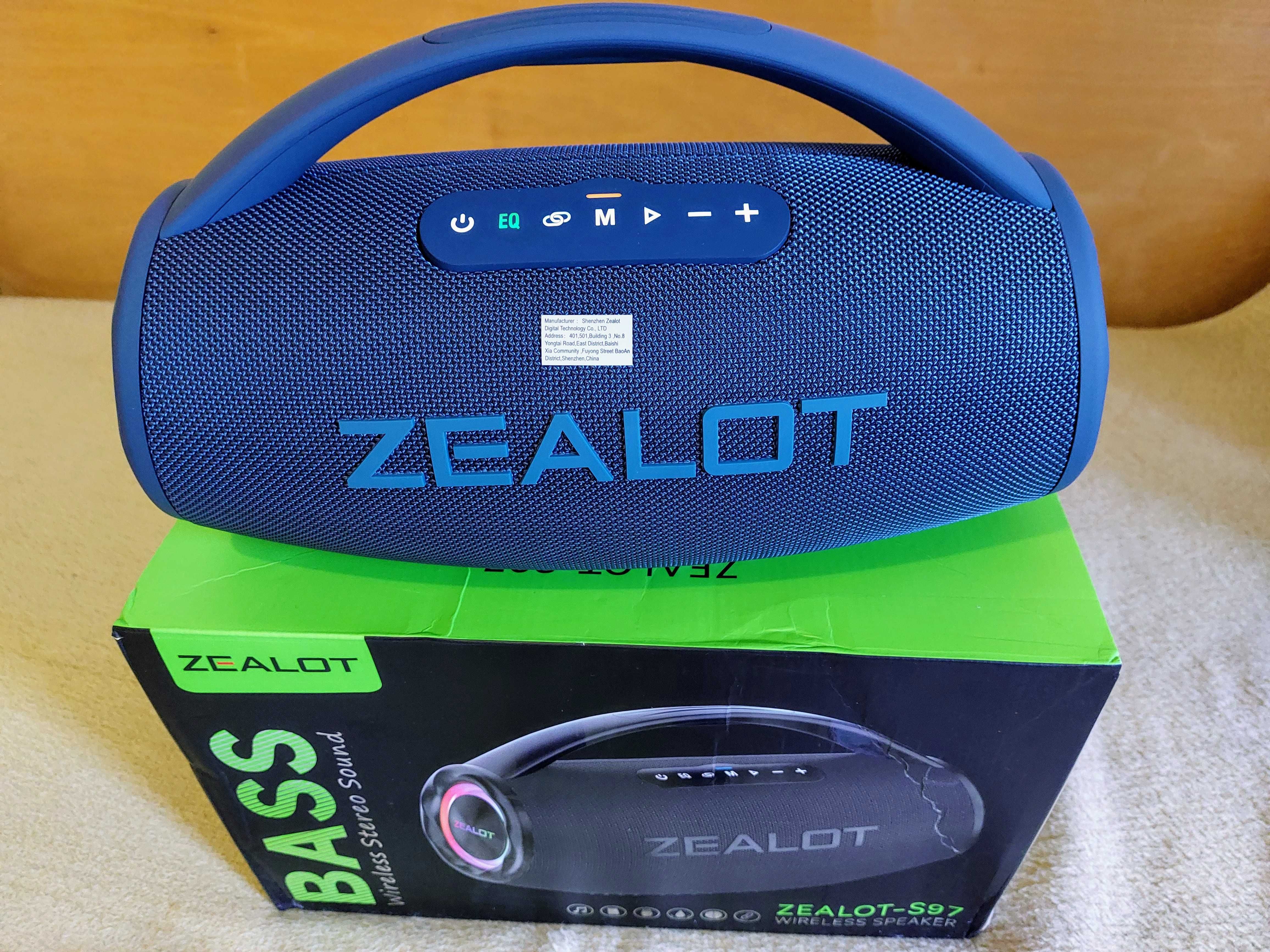 Преносима тонколона/бумбокс Zealot S97-80W, Водоустойчив IP67, НОВА!