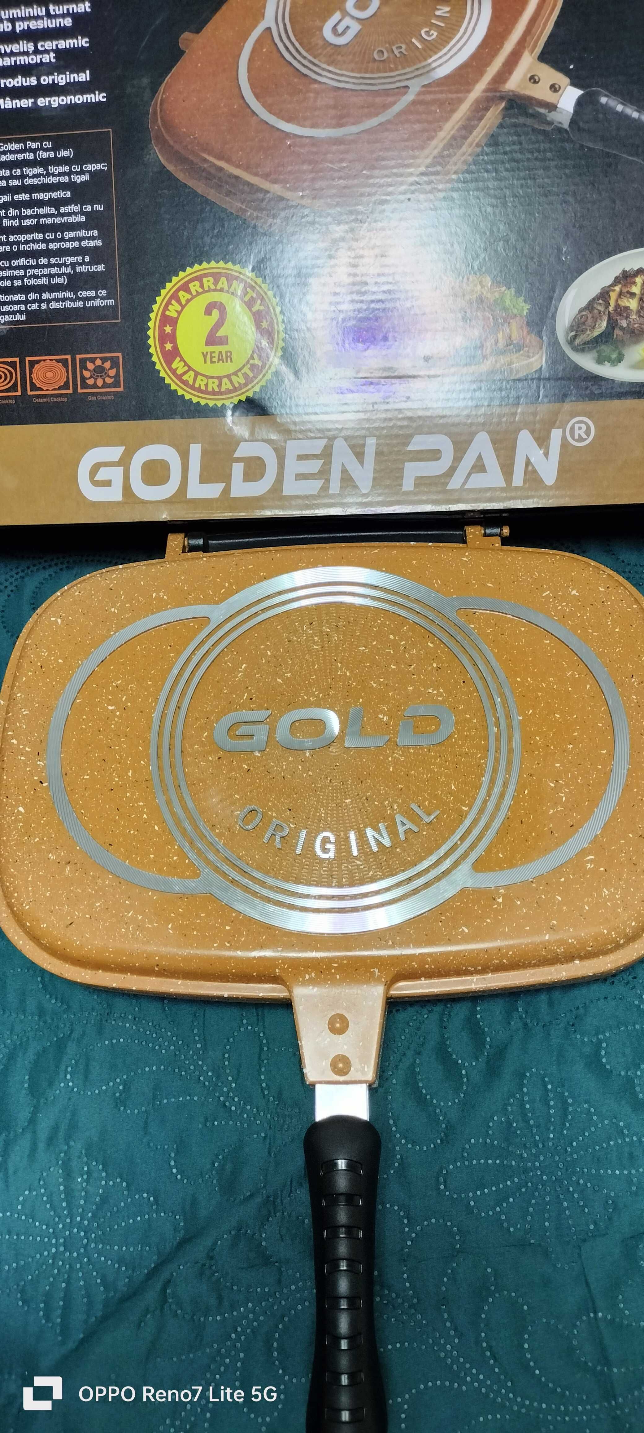 Vând tigaie grill dubla