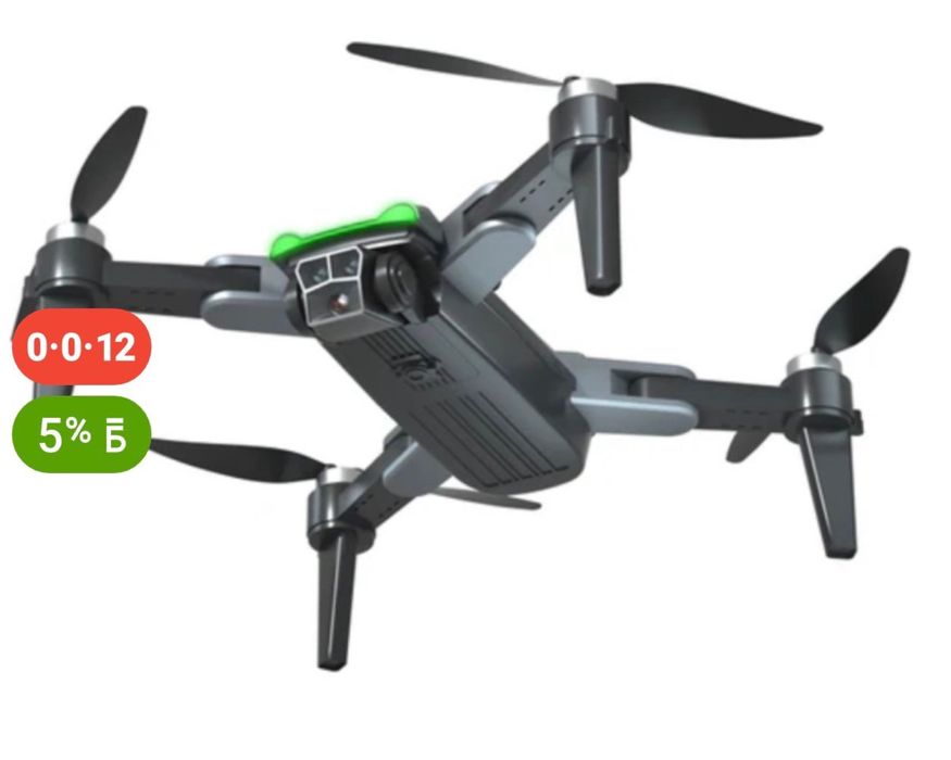 Продаю новый дрон GM166 GPS черный