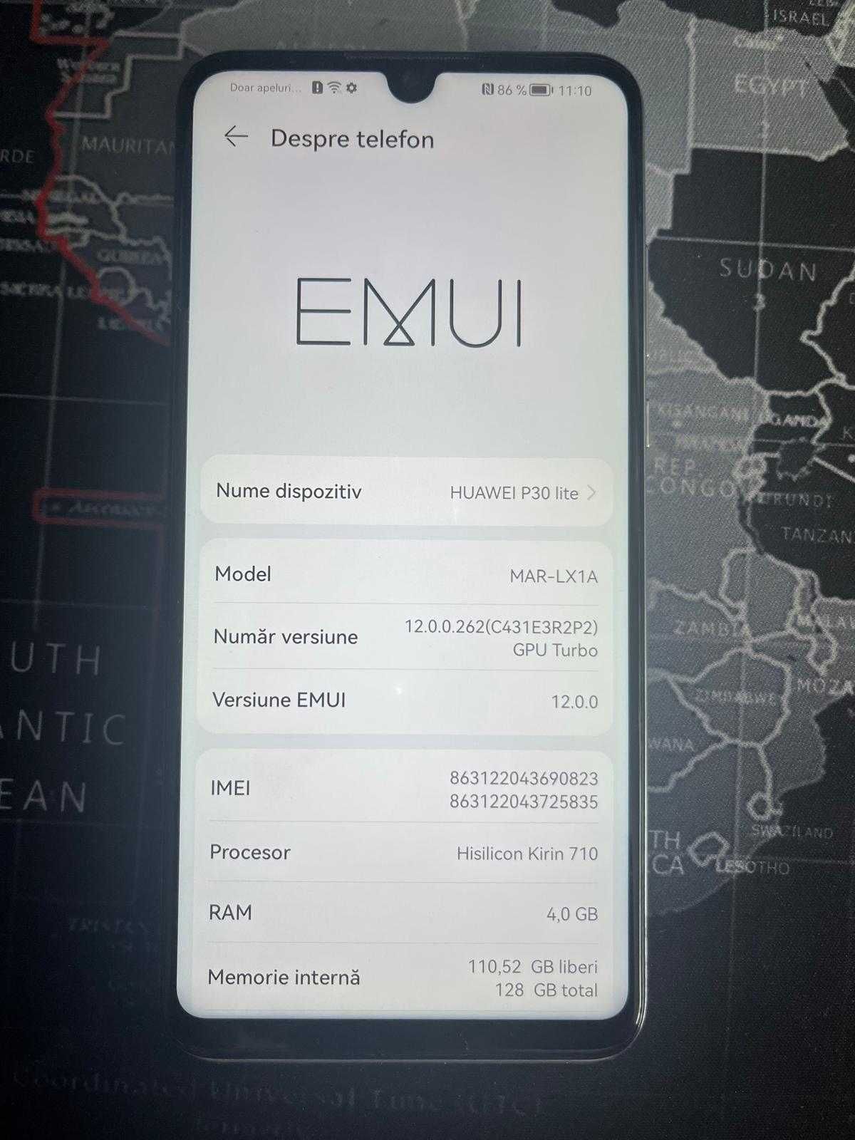 Huawei P30 Lite, Dual SIM, 128GB, 4G, Pearl White Impecabil