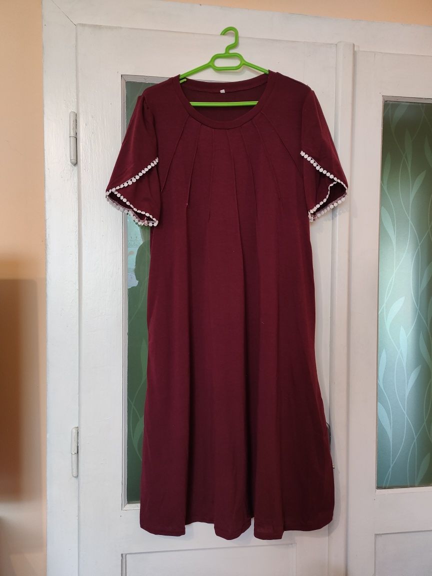 Vand rochie de vara bordo