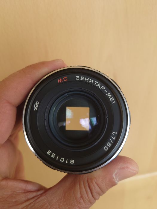Obiectiv rar MC Zenitar ME1 Square bokeh