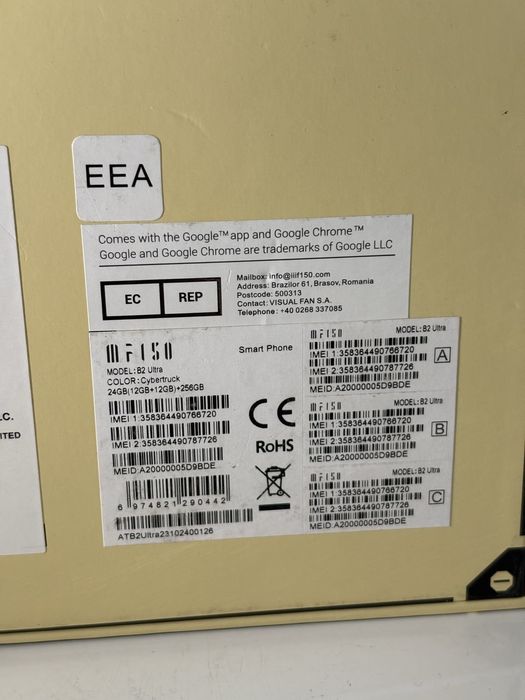 Telefon Rugged F150 B2 Ultra, 120HZ, 24gb Ram. 256gb, Sigilat, OCAZIE