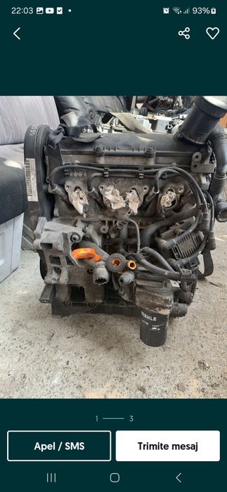 Motor 1.6 bgu bse bfs 102 cp golf 5 skoda 2 audi a3