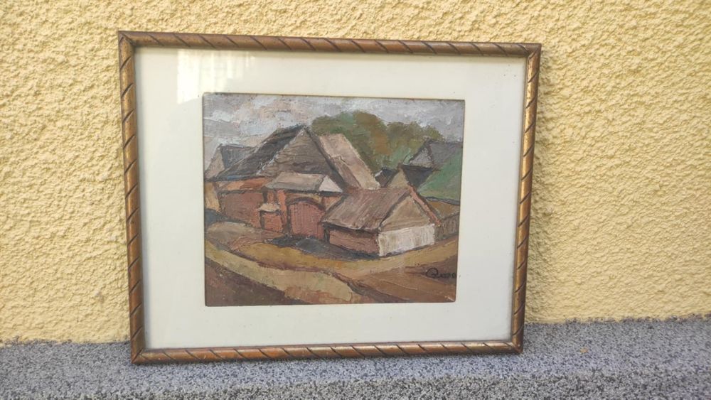 Tablou în ulei "Peisaj transilvănen"