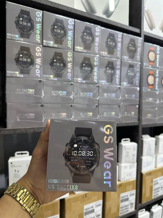 Смарт часы / Smart watch GS FENIX 8, CARBON, TACTIX 8, Тактикс Феникс