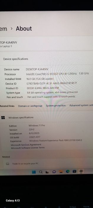 Vand laptop microsoft surface 3
