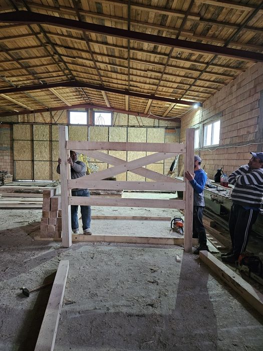 Stalpi de gard din stejar