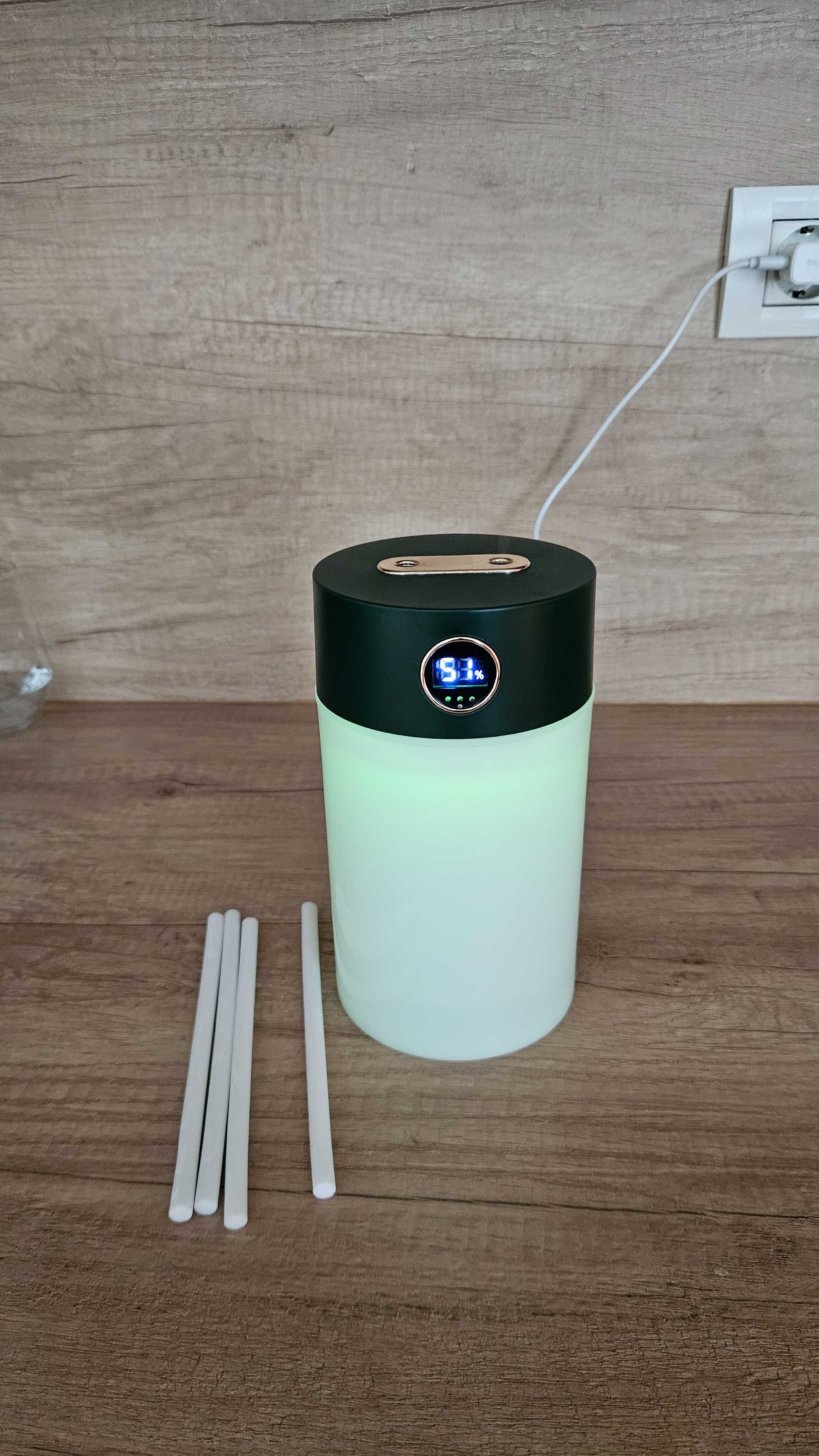 Umidificator de camera, 1.2L, difuzor aromaterapie, duza dubla