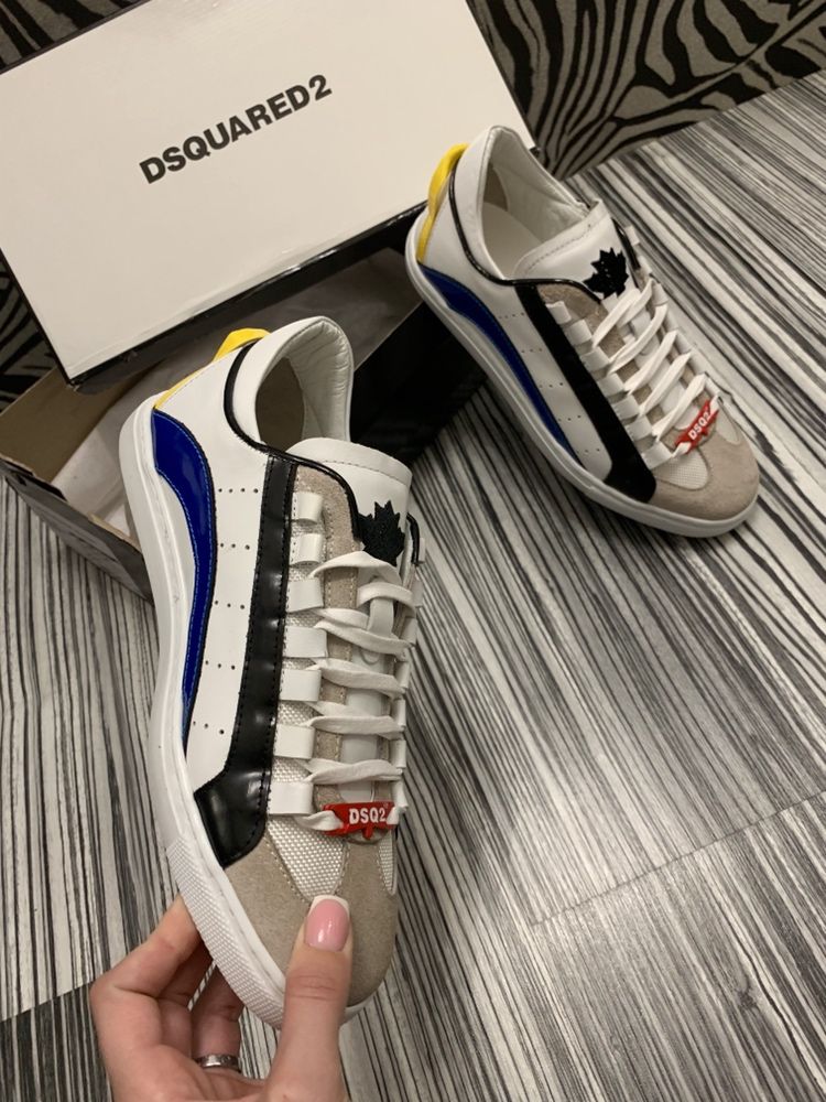 Adidasi Dsquared:piele naturala/poze REALE/ Marimi 40- 44 ! Model bărb