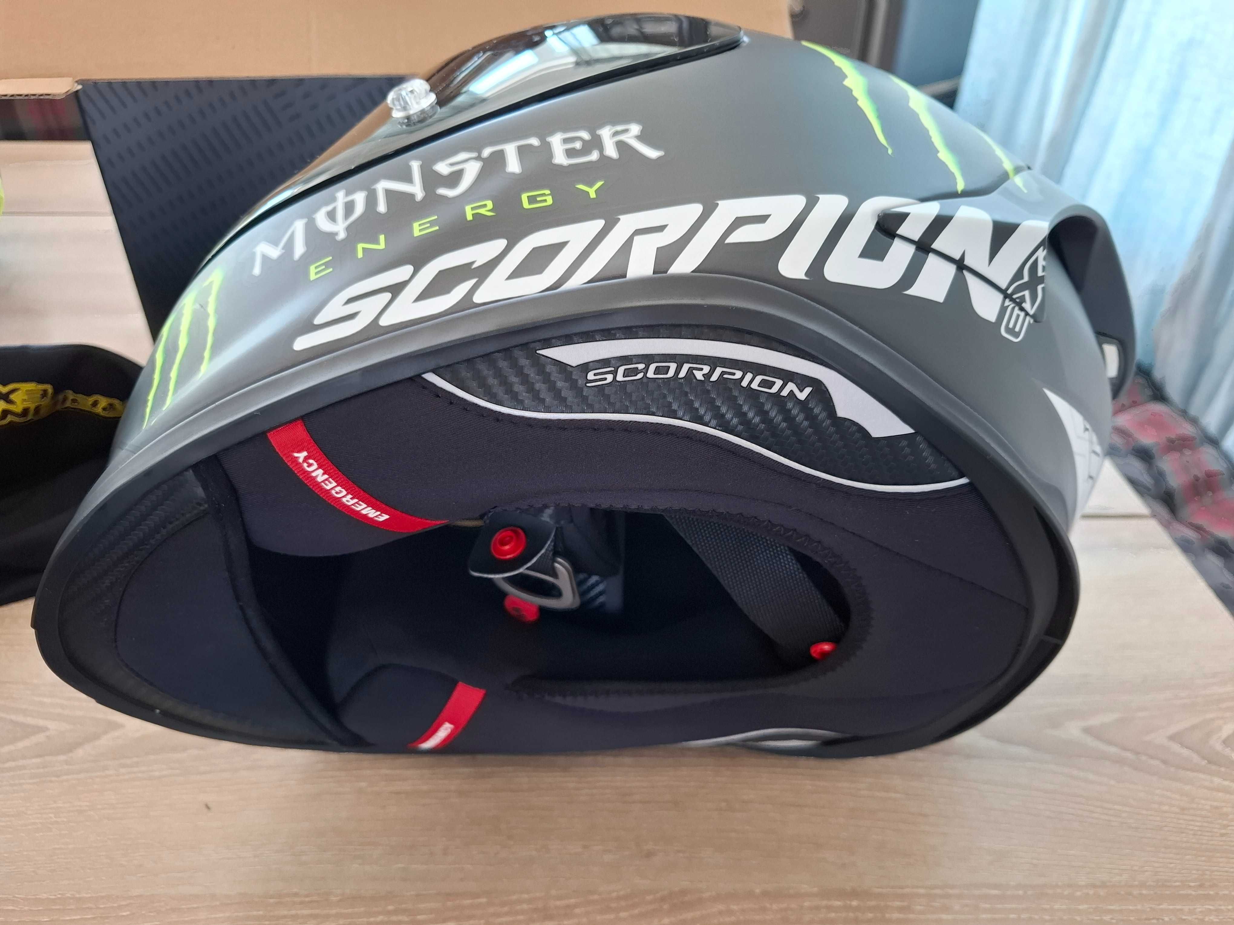 Мото каска Scorpion EXO-R1 AIR Fabio Monstet, Matt