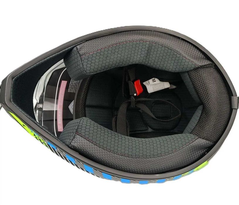 Каска Крос Мотор/Скутер/Бъги/Вело/АТВ с Визьор Два цвята