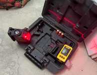 Nivela Laser DeWalt DW088 Interior Exterior + detector DE0892 rosu set