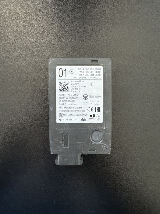 Mercedes E class W213 Radar / senzor A0009059907