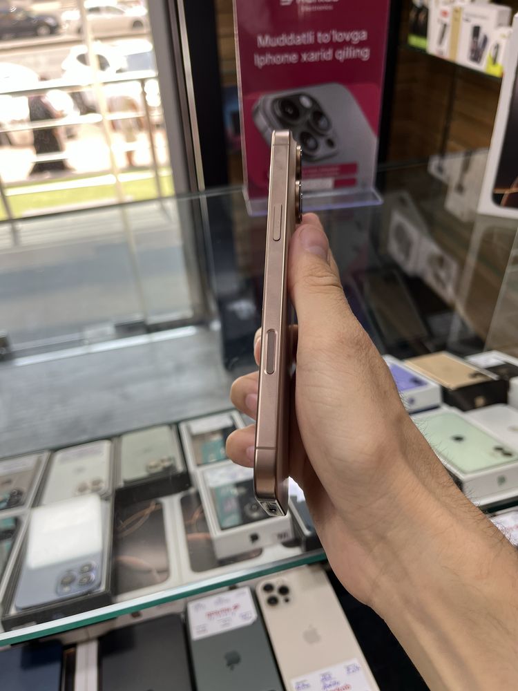 Iphone 16 Pro Max 256gb 100% Desert sim - Naqd va halol nasiya savdoga