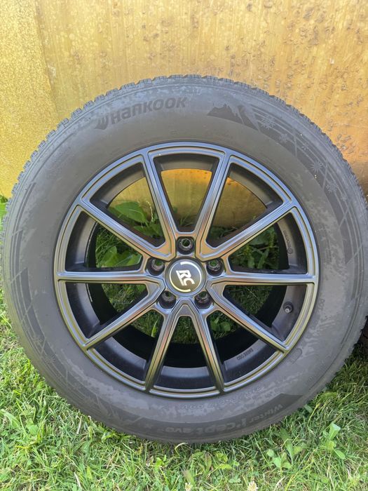 Set jante aliaj RC Design, 17”+ anvelope iarna Hankook 215/65 R17