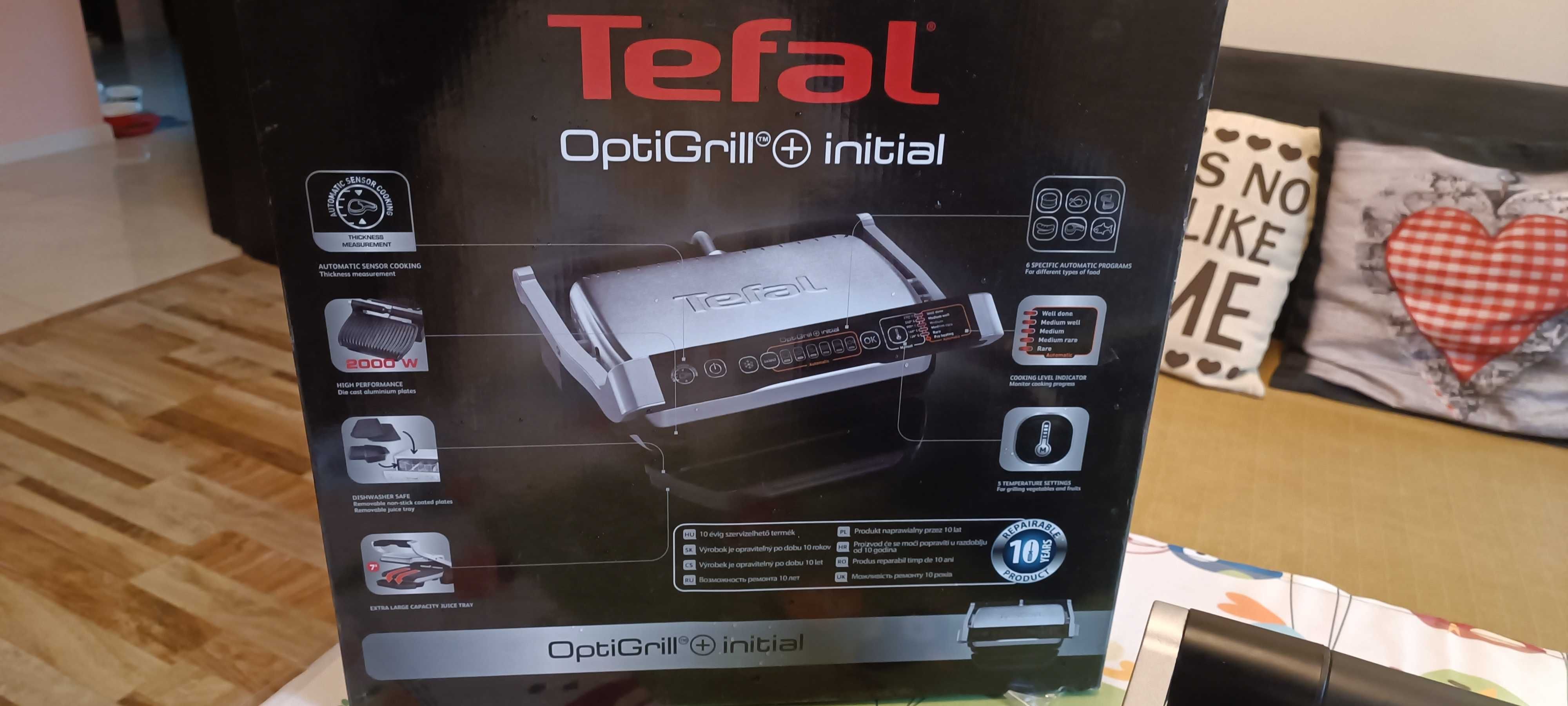 Tefal OptiGrill в гаранция (електрическа скара от ново поколение)