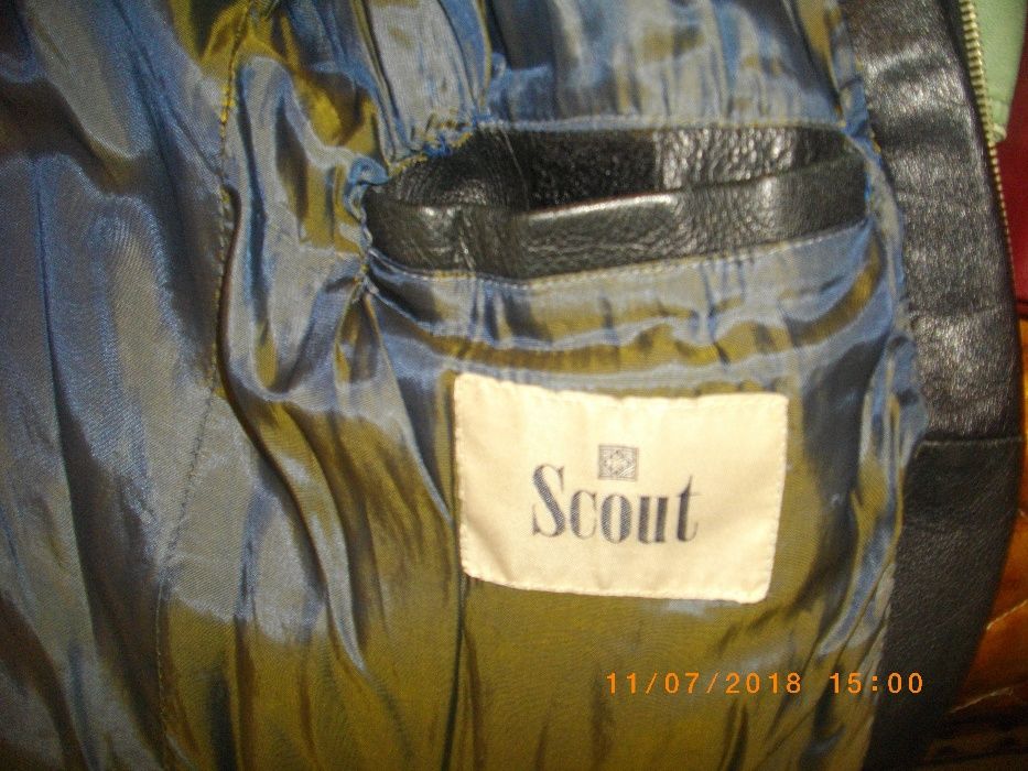 Дамско Яке Естествена Кожа Агнешка Напа Scout Номер 40-42 M-L