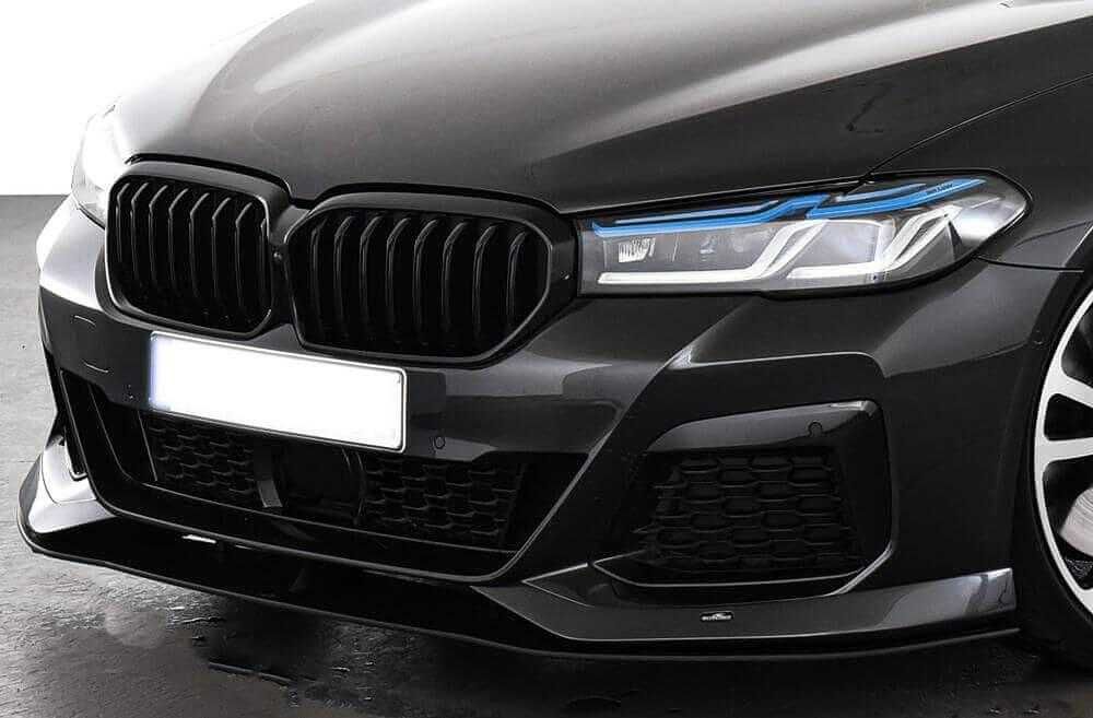 Двойни бъбреци решетки, BMW G30, G31, G38, 2020-2023 г., черен гланц