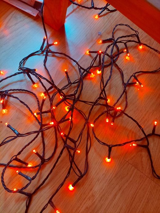 Instalatie luminite brad 240  led rosu