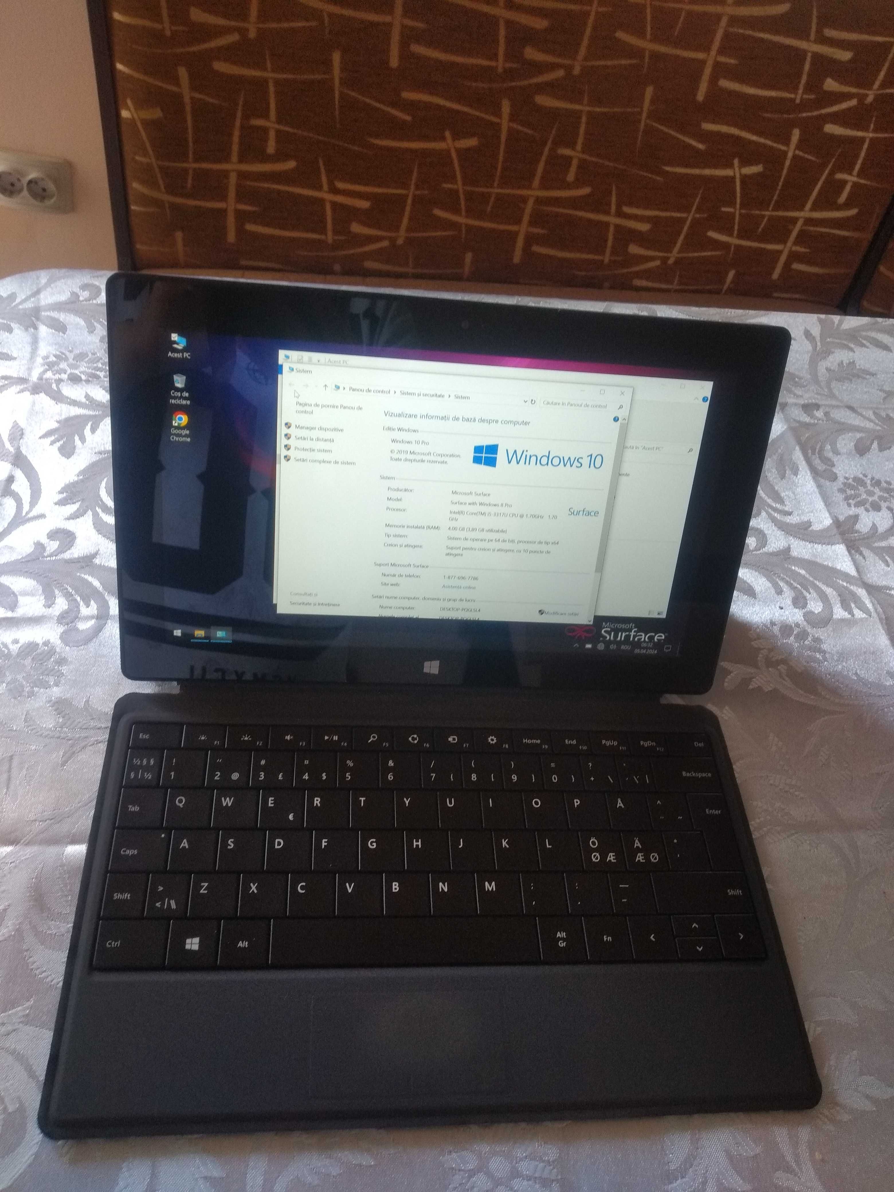 Tableta Microsoft Surface cu Windows 10 / 4 gb ram / 64 gb