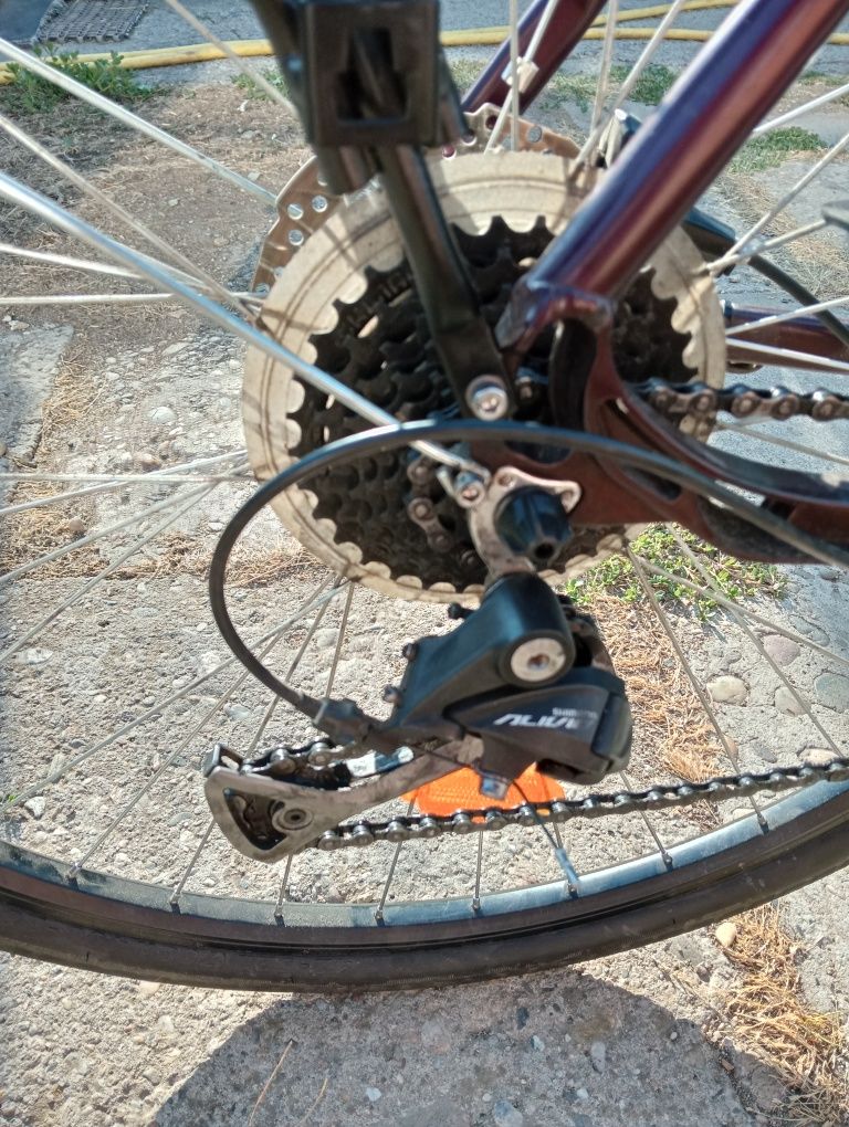 Bicicleta Romet,frane hidraulice,roti 28",cauciucuri noi!