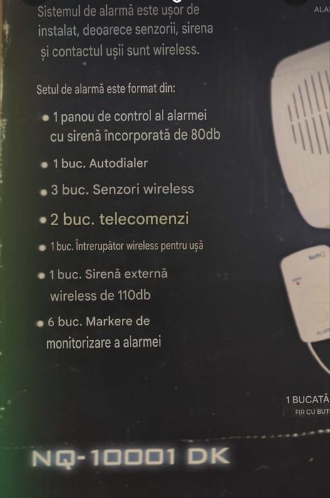 Sistem de alarmă wireless Nou.
