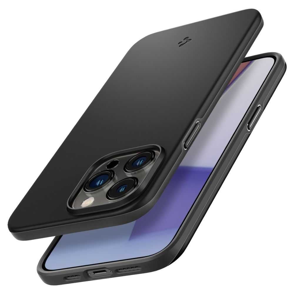 Противоударен Калъф за Spigen Thin Fit iPhone 14 Pro/Pro Max Black