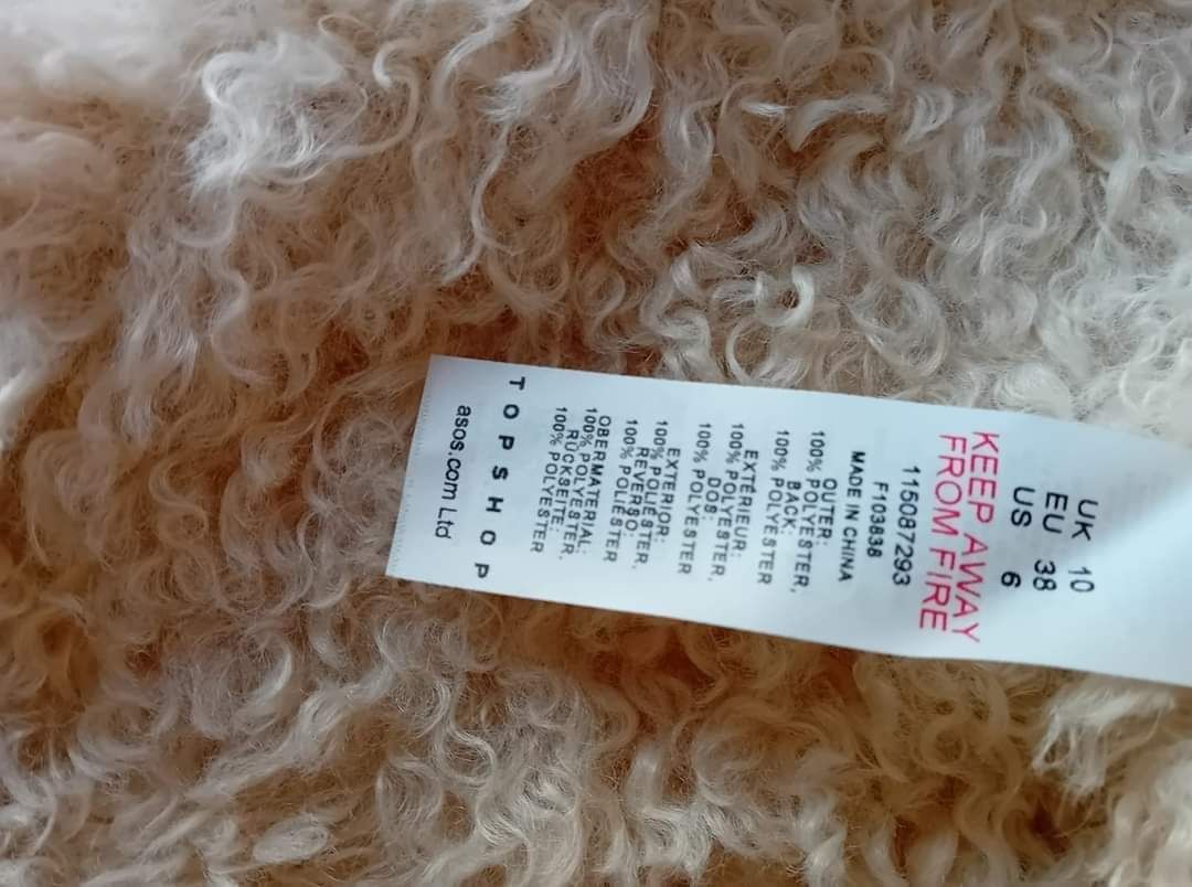 Ново пухкаво палтенце на Topshop