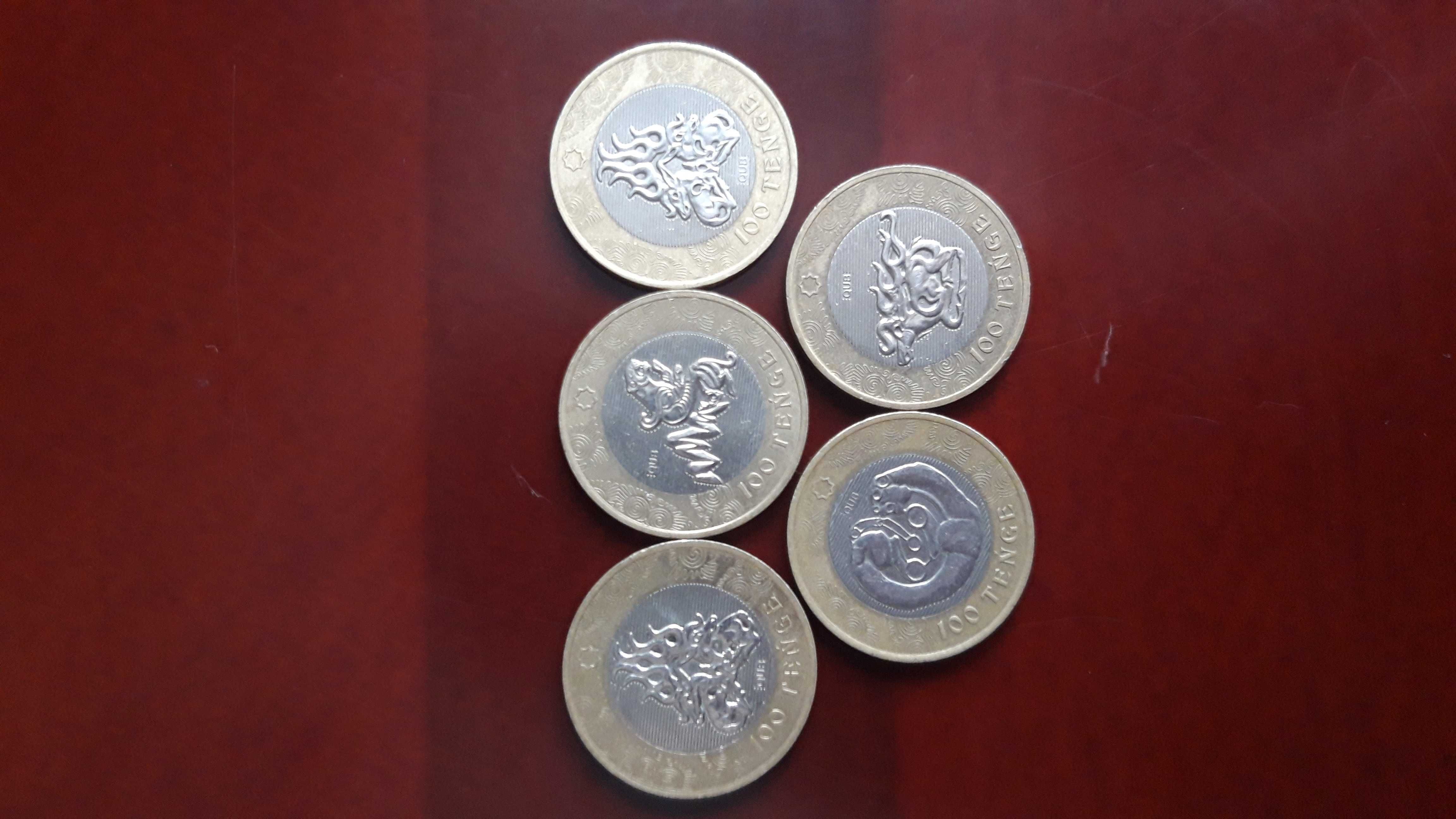 монеты казахстан юбелейные 2022  наминалом 100тенге
