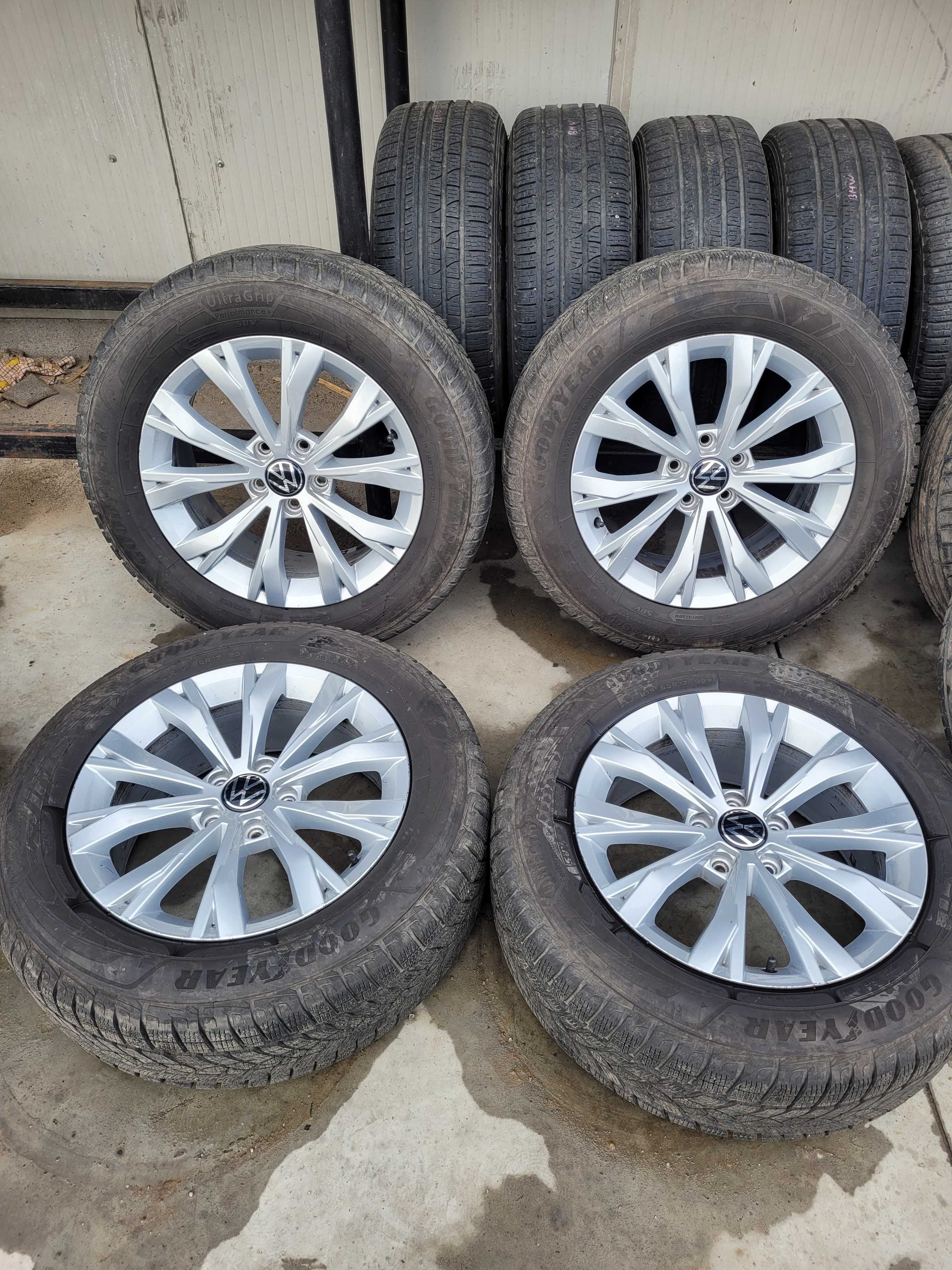 Set jante Aliaj VW Originale 5X112 R17 Tiguan