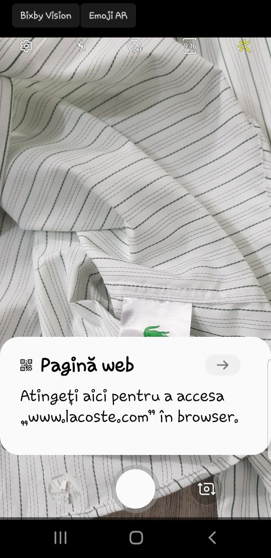 Camasa autentica  Lacoste made in France