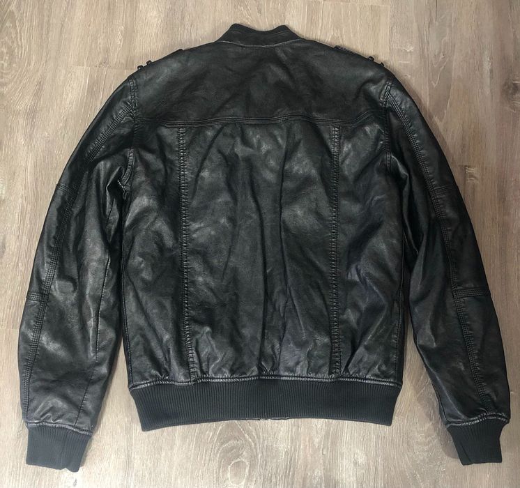 Geaca neagra c&a geaca noua barbati marime s jacheta piele ecologica