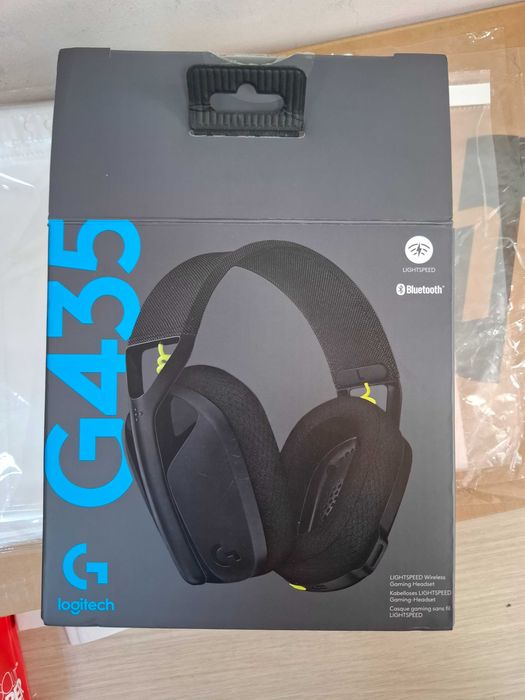 Casti Gaming Logitech G435 Black Wireless 2.4 GHz, Bluetooth