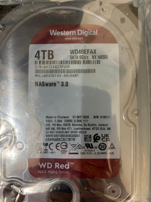 Жёсткий диск, HDD WD RED 4TB