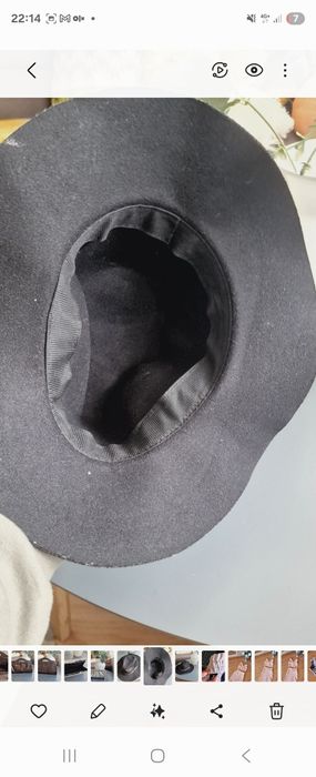 Чисто нова Черна шапка Zara