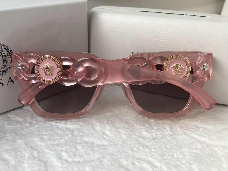 Дамски слънчеви очила котка черни розови