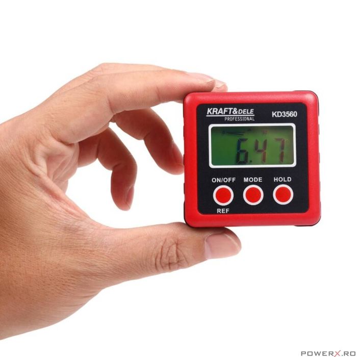 Inclinometru, raportor digital pentru măsurarea unghiurilor și a