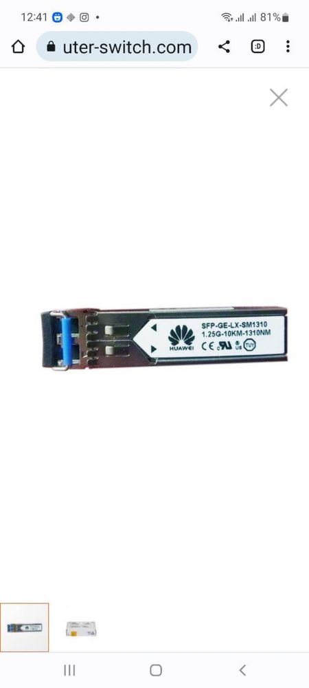 Sfp Модуль Huawei SFP-GE-LX-SM1310