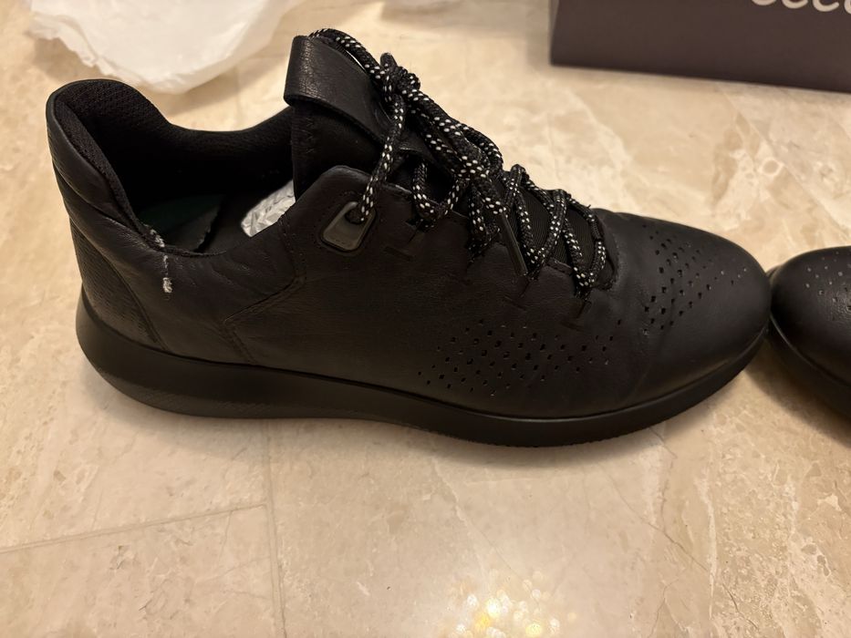 Ghete Ecco piele marimea 40