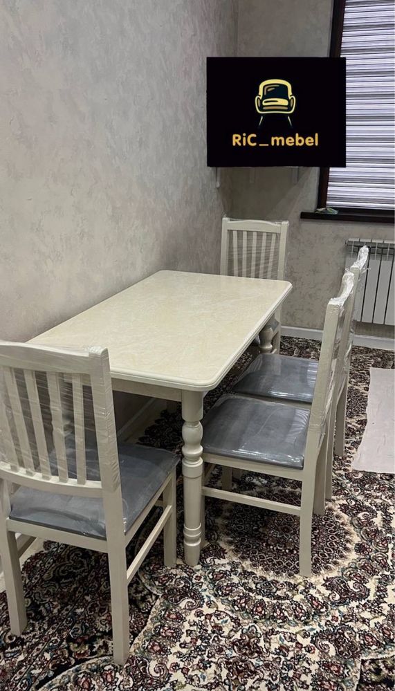 4/1 stol stul kafe va oshxona uchun