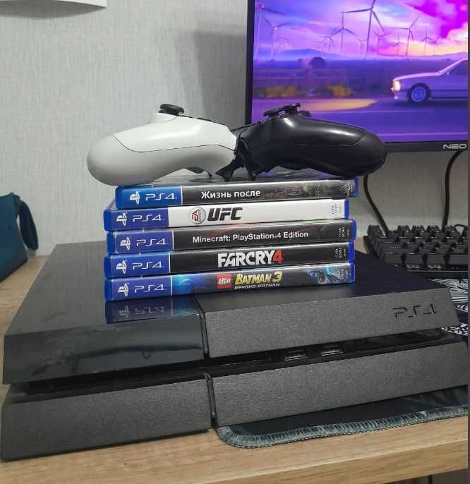 Пс4 2017 года 5 игр 2 джостика