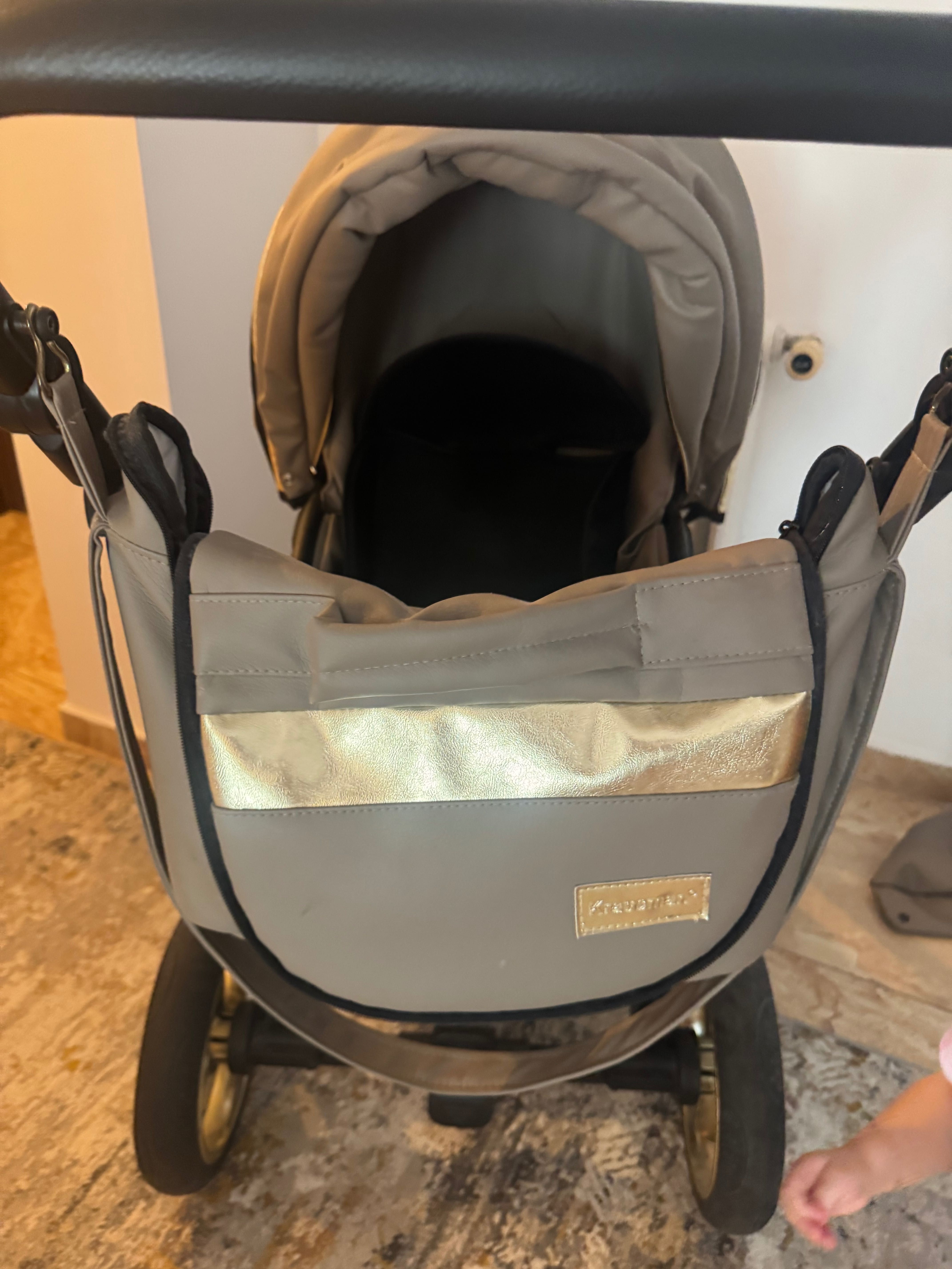 Carucior 3 in 1 Prime Mirage Beige Gold - Krausman - Testat ADAC